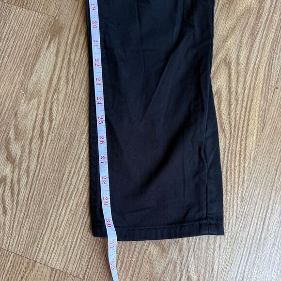 Zara skinny fit Black cotton blend 5 pockets pants Men size 32 - Picture 5 of 10